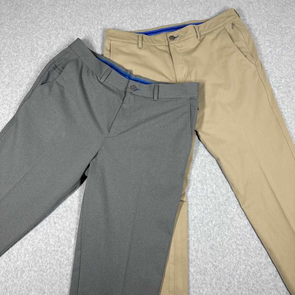 Twillory Men's Tailored Fit Performance Stretch Golf Pants 34x34(34x33) Lot Of 2